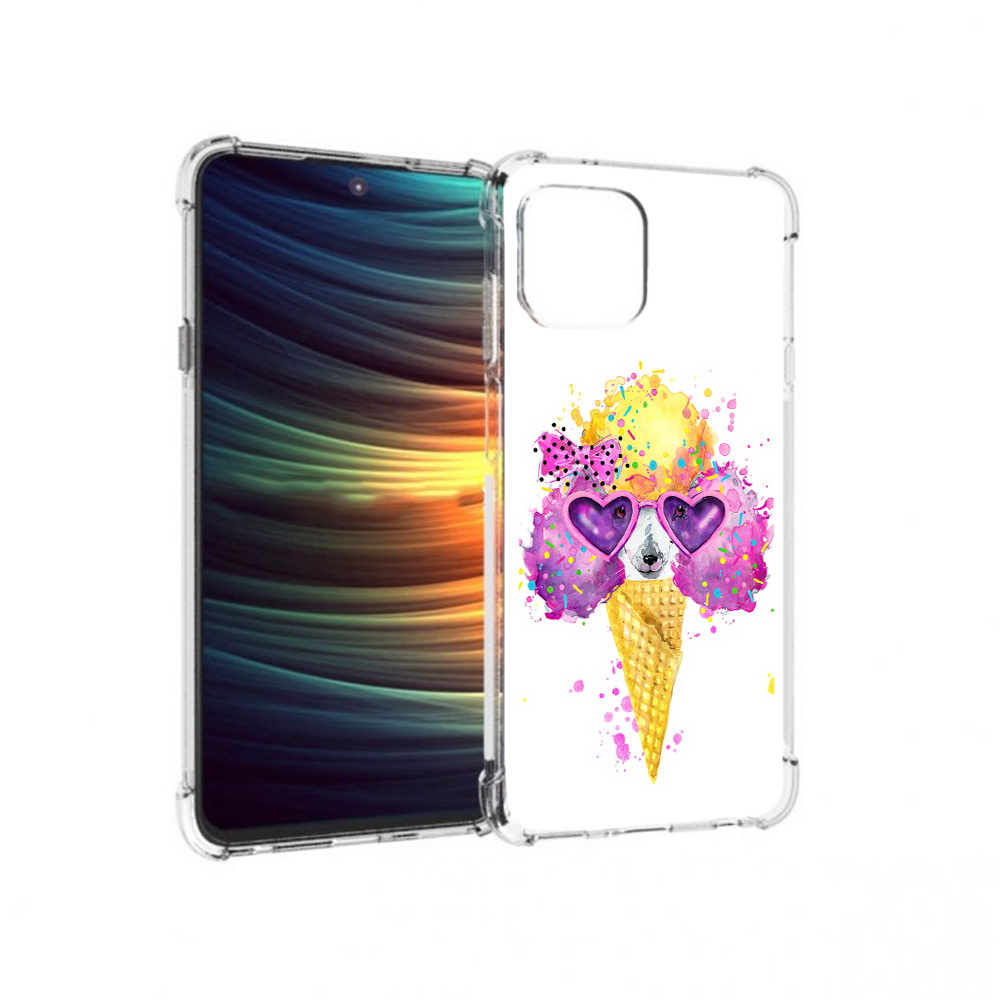 

Чехол MyPads Tocco для Motorola 20 Lite Рожок (PT227073.348.146), Прозрачный, Tocco