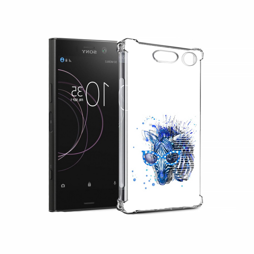 

Чехол MyPads Tocco для Sony Xperia XZ1 расплывчатая зебра (PT77229.221.577), Прозрачный, Tocco