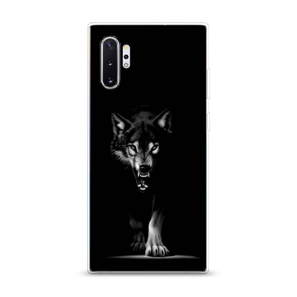 

Чехол Awog на Samsung Galaxy Note 10 + "Волк выходит из ночи", Разноцветный, 28550-1