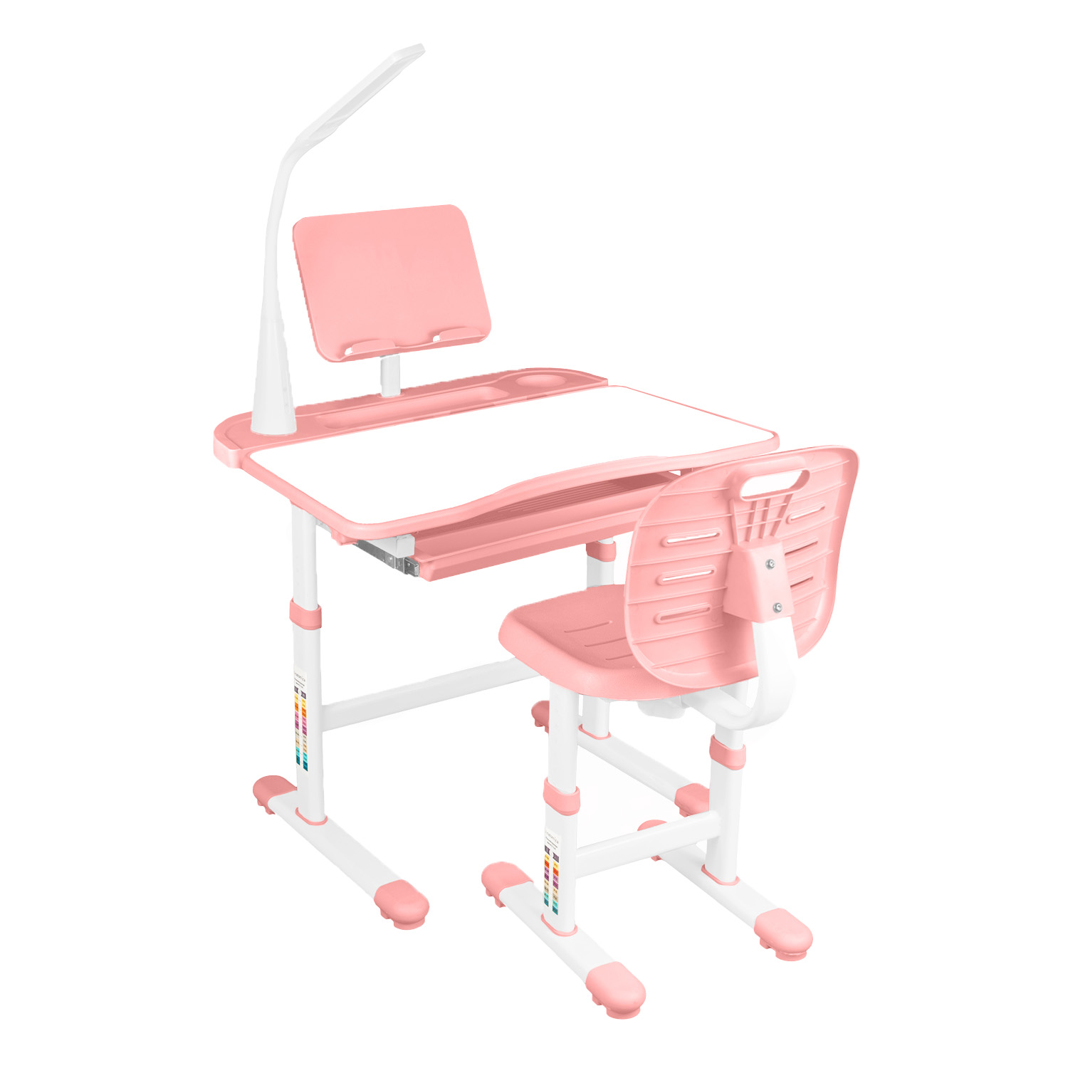 Комплект Anatomica Ara парта + стул + светильник + подставка для книг + выдвижной органайз