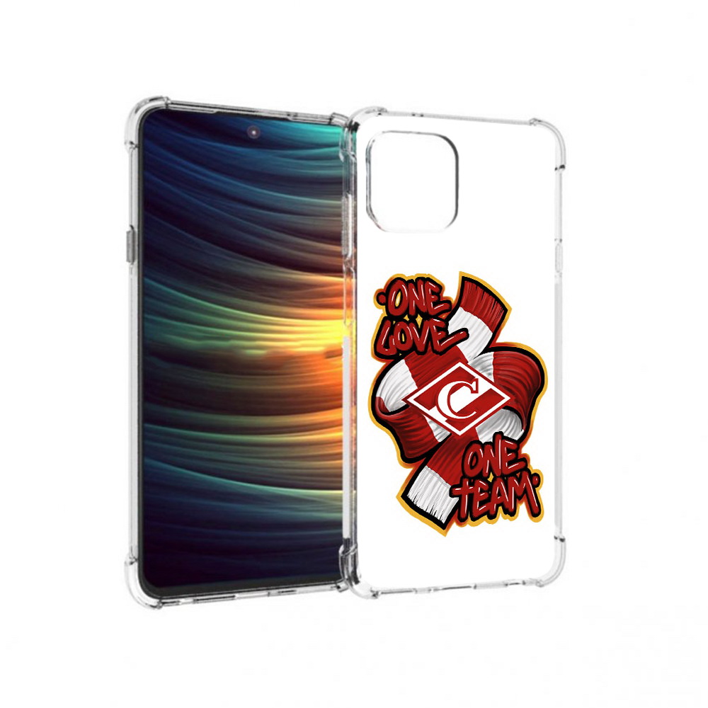 

Чехол MyPads Tocco для Motorola 20 Lite Одна любовь-Спартак (PT227073.348.126), Прозрачный, Tocco