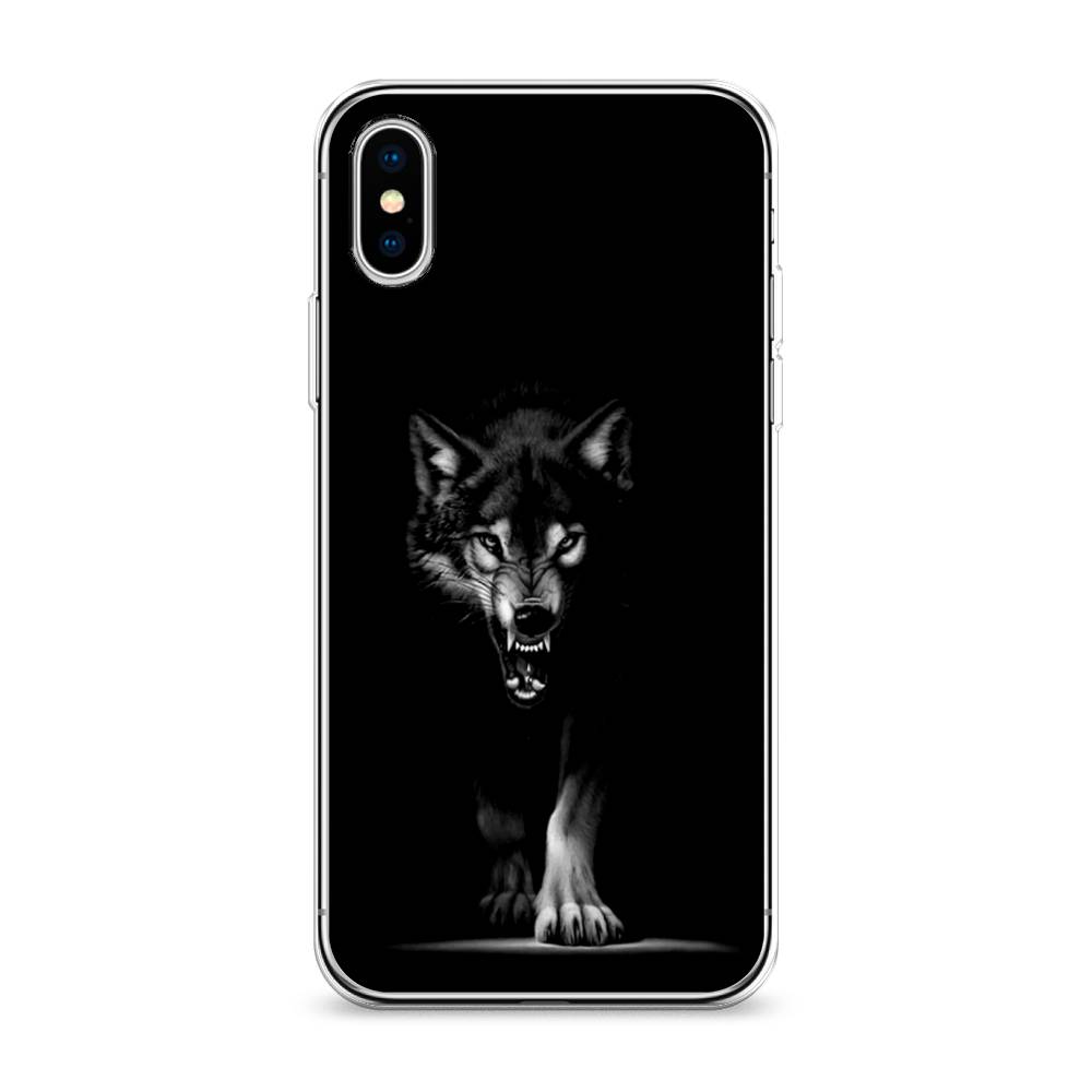 фото Чехол awog "волк выходит из ночи" для apple iphone xs max (10s max)