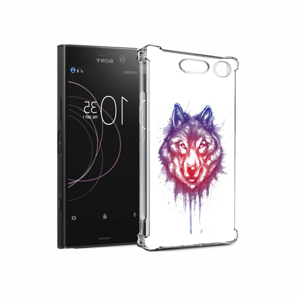 

Чехол MyPads Tocco для Sony Xperia XZ1 пушистый волк (PT77229.221.561), Прозрачный, Tocco