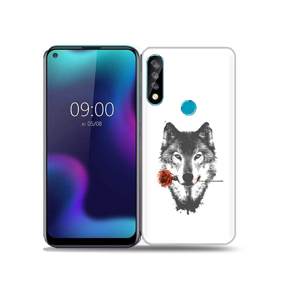 

Чехол MyPads Tocco для BQ 6424L волк с розой, Прозрачный, Tocco