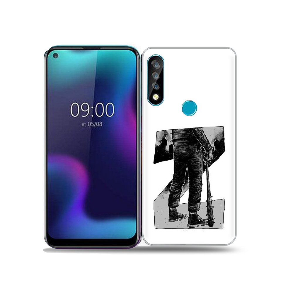 

Чехол MyPads Tocco для BQ 6424L воин черно белый, Tocco