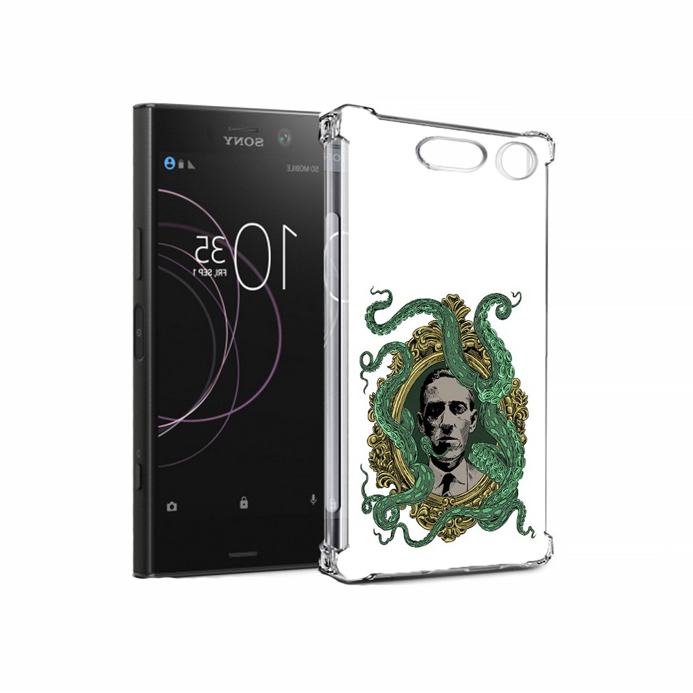 

Чехол MyPads Tocco для Sony Xperia XZ1 портрет с кракеном (PT77229.221.552), Прозрачный, Tocco