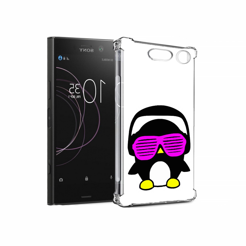

Чехол MyPads Tocco для Sony Xperia XZ1 пингвин (PT77229.221.541), Прозрачный, Tocco
