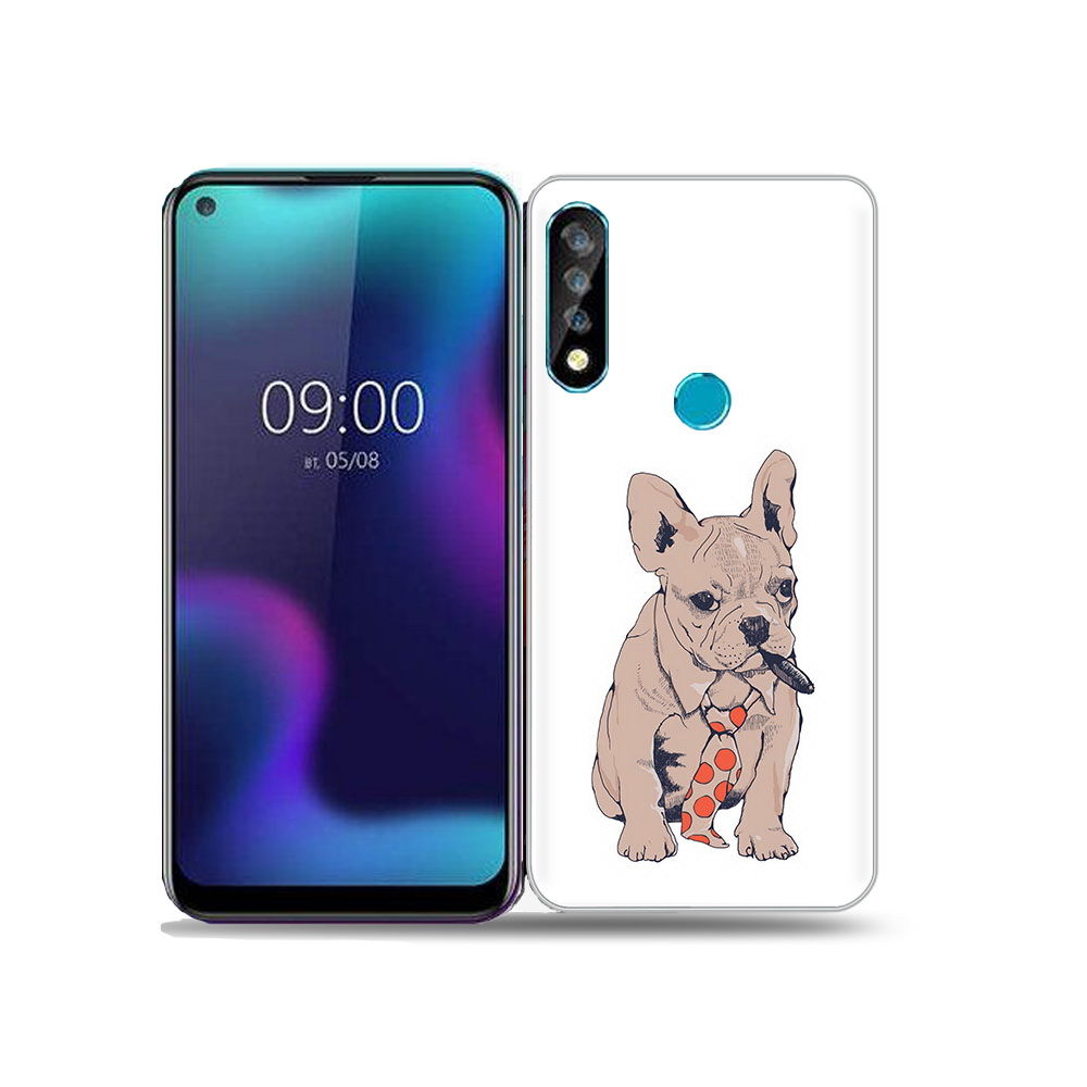 

Чехол MyPads Tocco для BQ 6424L бульдог с сигарой, Прозрачный, Tocco