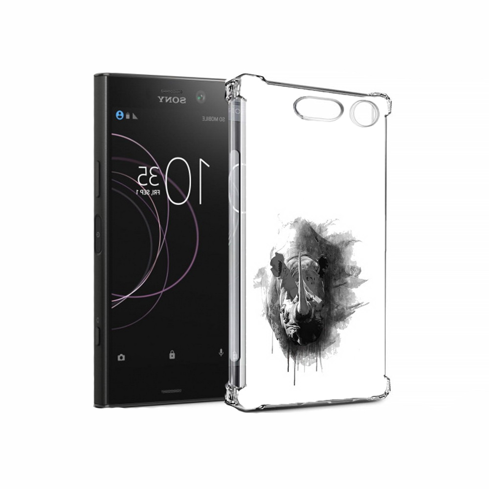 

Чехол MyPads Tocco для Sony Xperia XZ1 носорог (PT77229.221.523), Прозрачный, Tocco