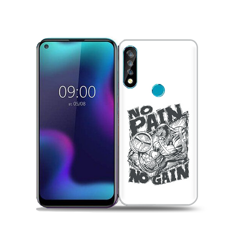 

Чехол MyPads Tocco для BQ 6424L бодибилдинг тяжелая работа, Прозрачный, Tocco