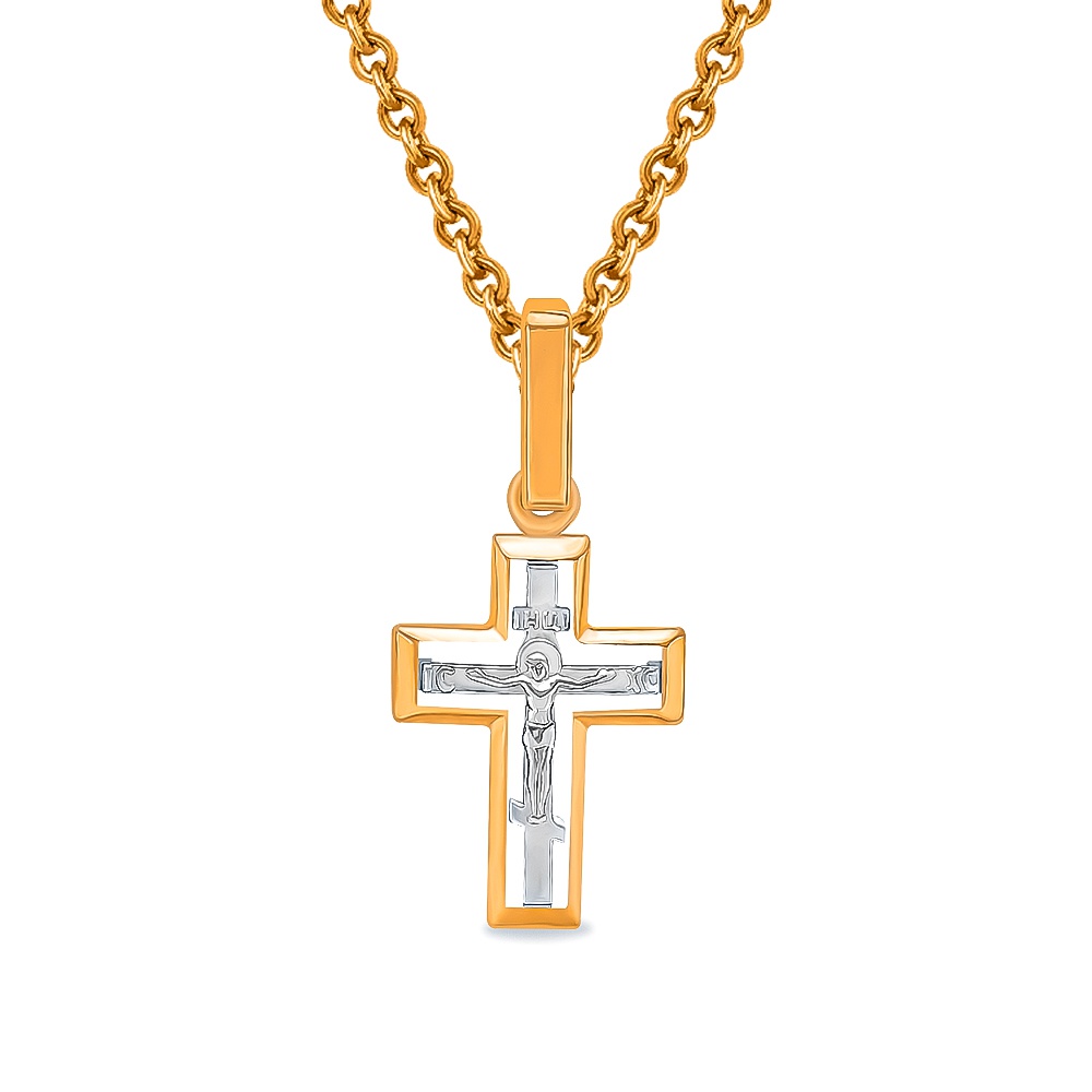 

Кулон из комбинированного золота 585Gold 603004840, 603004840