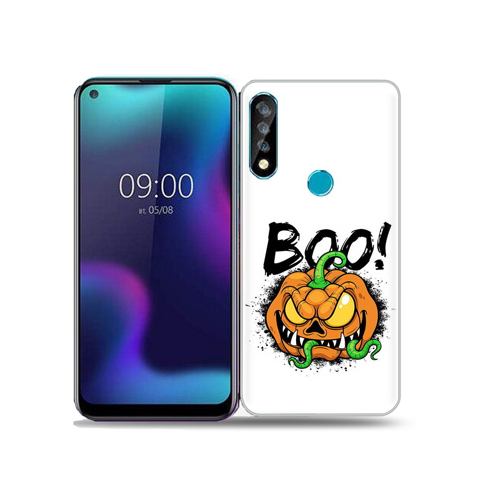 

Чехол MyPads Tocco для BQ 6424L Хэллоуин бу, Прозрачный, Tocco