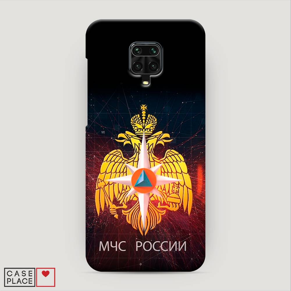 фото Пластиковый чехол "мчс россии" на xiaomi redmi note 9 pro awog