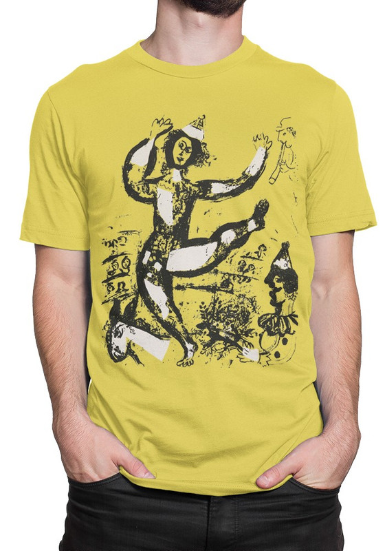

Футболка мужская Dream Shirts Марк Шагал - Цирк желтая XL, Желтый, Марк Шагал - Цирк