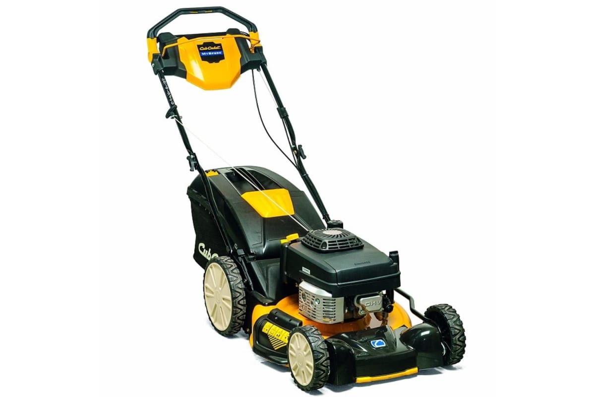 фото Газонокосилка бензиновая самоходная cub cadet lm3 er53s