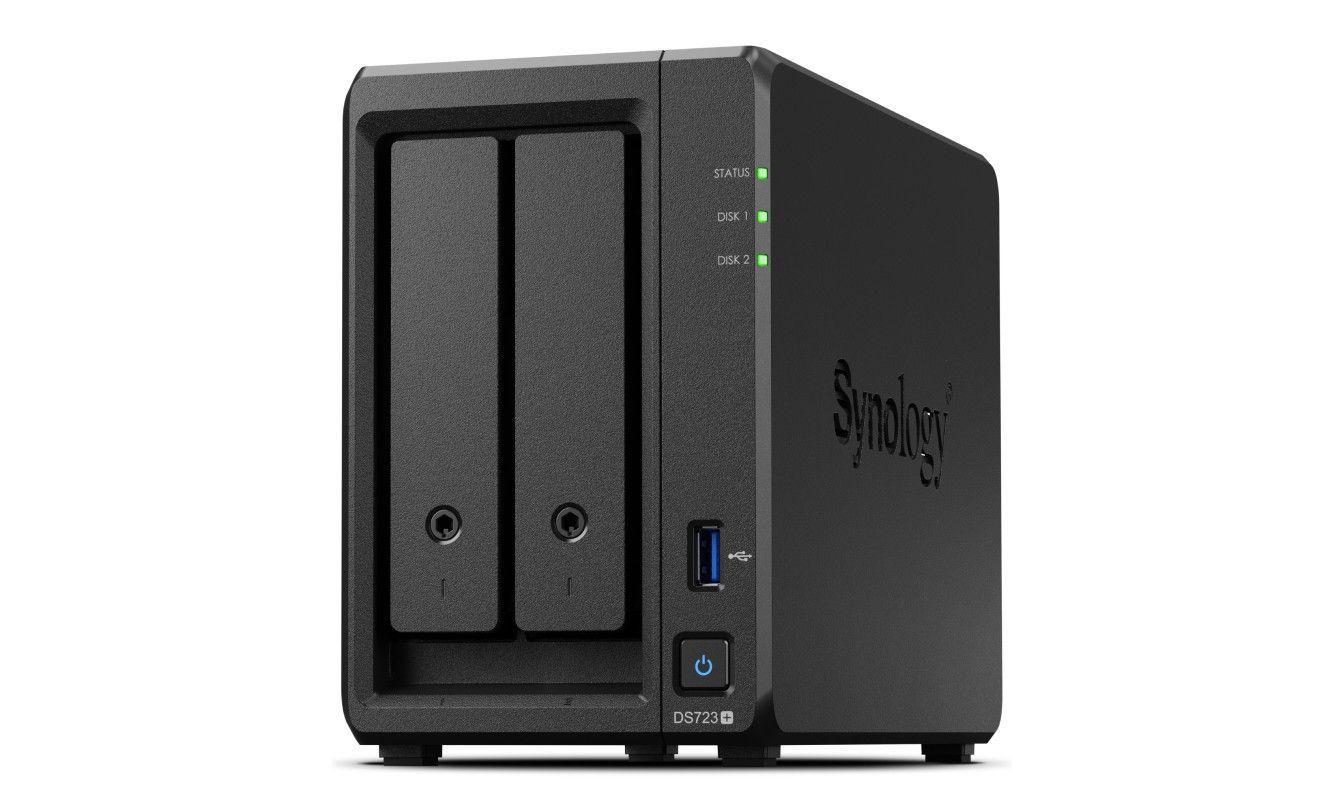 

Сетевое хранилище данных Synology DS723+ черный (DS723), DS723+