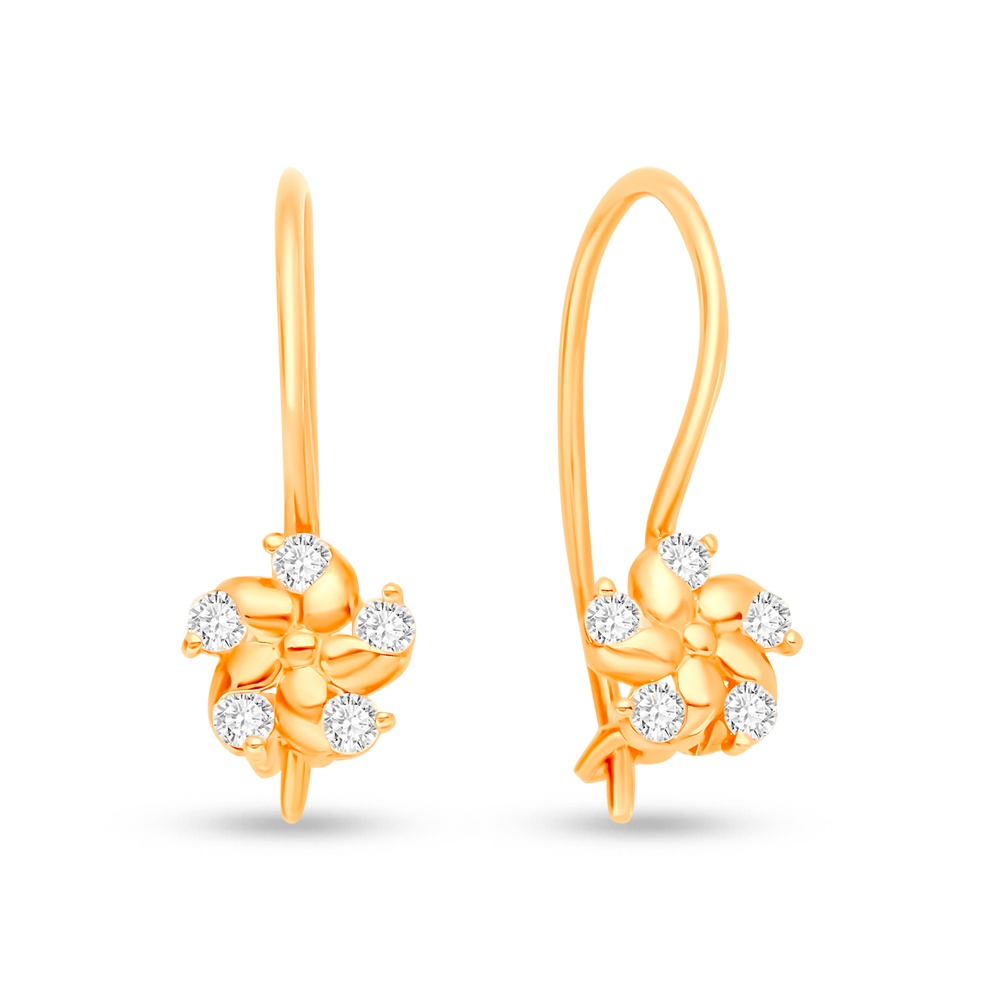 

Серьги из красного золота 585Gold 699000284, фианит, 699000284