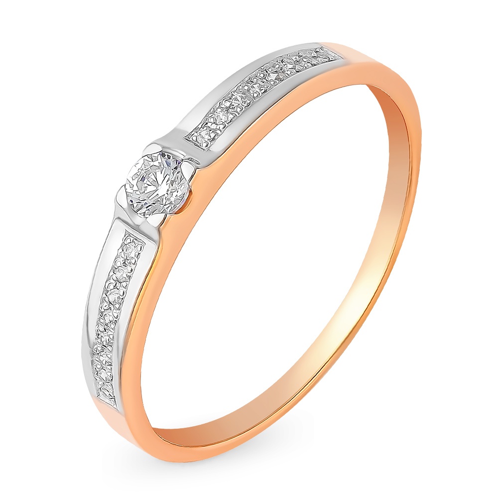 

Кольцо из золота р. , 585Gold 399000128, фианит, 399000128