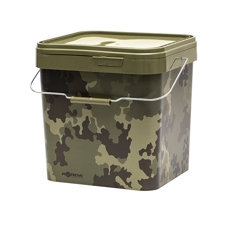 

Рыболовное ведро Korda KBU003 Compac Bucket с крышкой 17л, Зеленый;коричневый;черный, KBU003