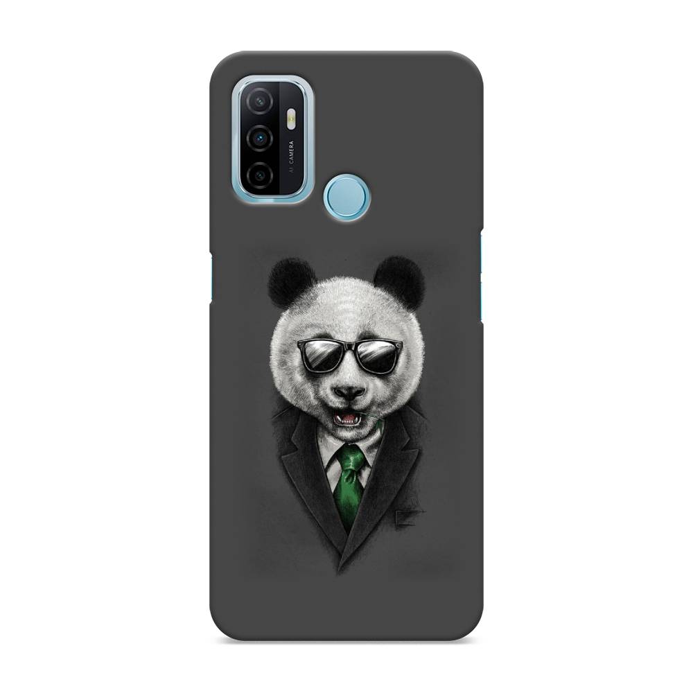 

Пластиковый чехол "Деловая панда" на Oppo A53, 254320-7