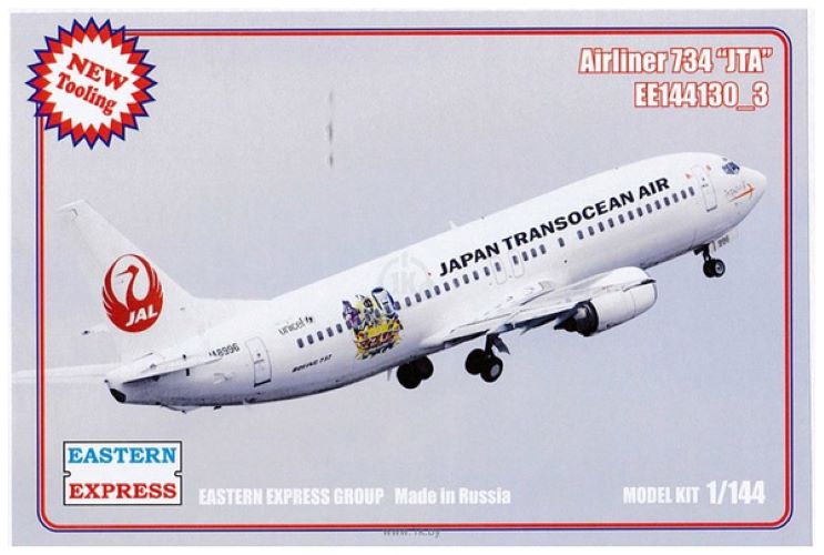 

ЕЕ144130_3 Авиалайнер 737-400 Japan Transocean Air