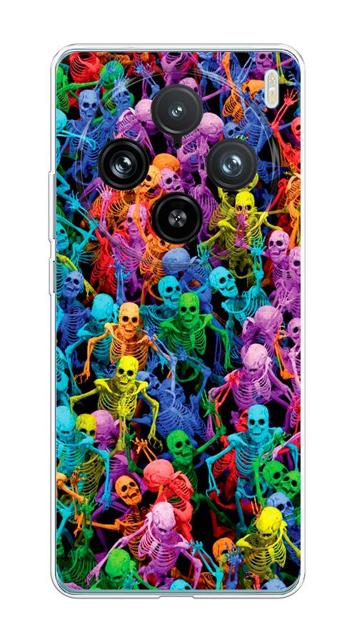 

Чехол на Vivo X100 Pro "Вечеринка скелетов", Фиолетовый;желтый;оранжевый, 2611850-1