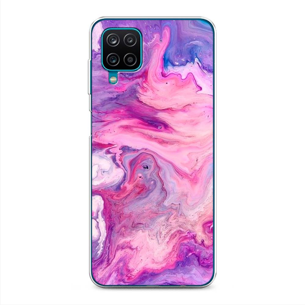 

Чехол на Samsung Galaxy A12/M12 "Нежно-розовая абстракция", Розовый, 2101650-3