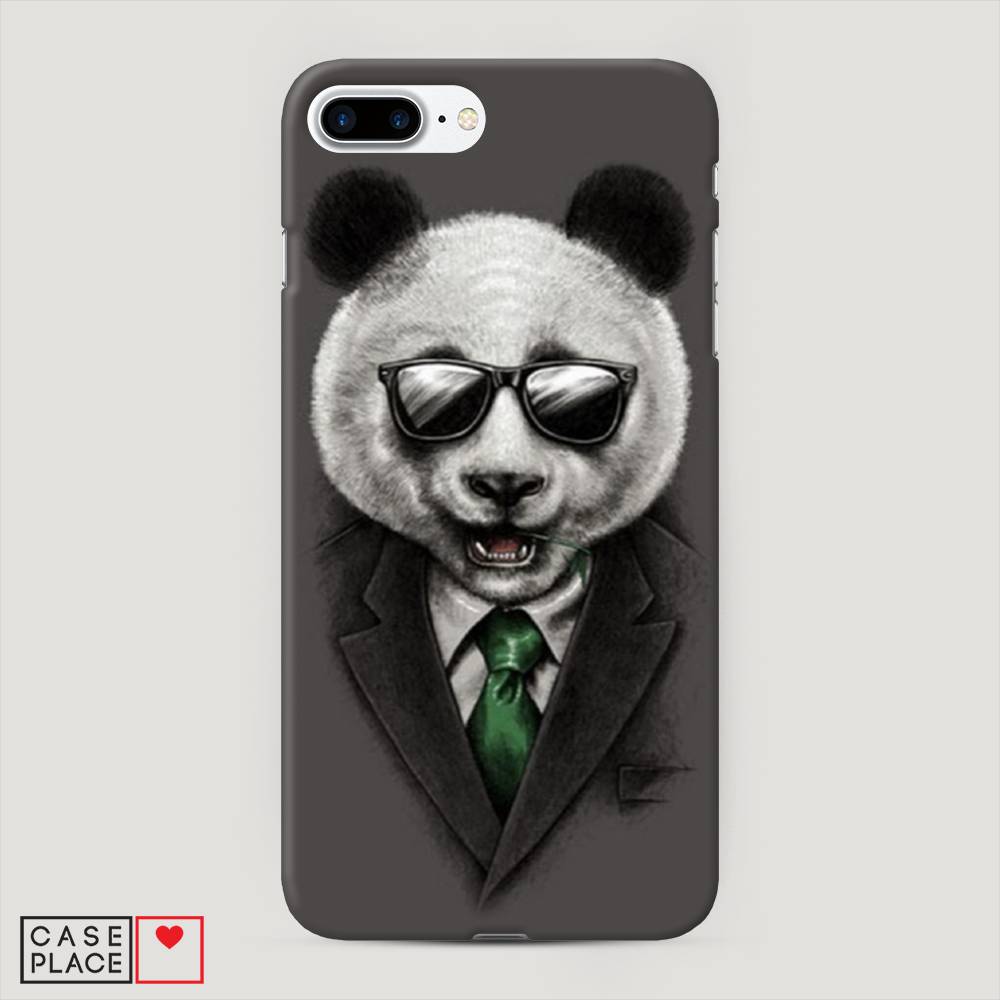 

Пластиковый чехол "Деловая панда" на Apple iPhone 8 Plus, 10920-7