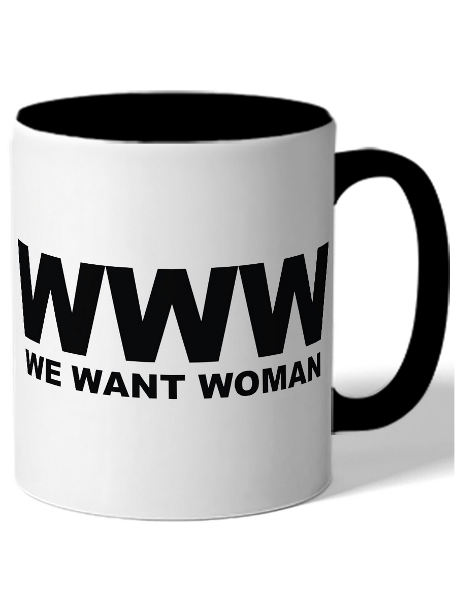 фото Кружка drabs we want woman, мы хотим бабу