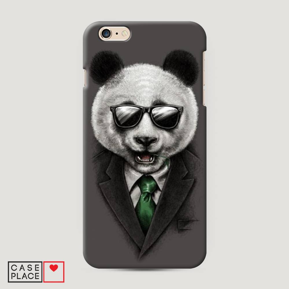

Пластиковый чехол "Деловая панда" на Apple iPhone 6 Plus, 10520-7