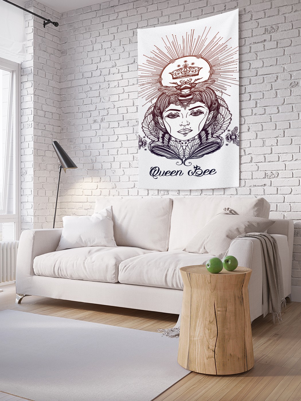 

Вертикальное фотопанно на стену JoyArty Королева пчел 150x200 см, Королева пчел