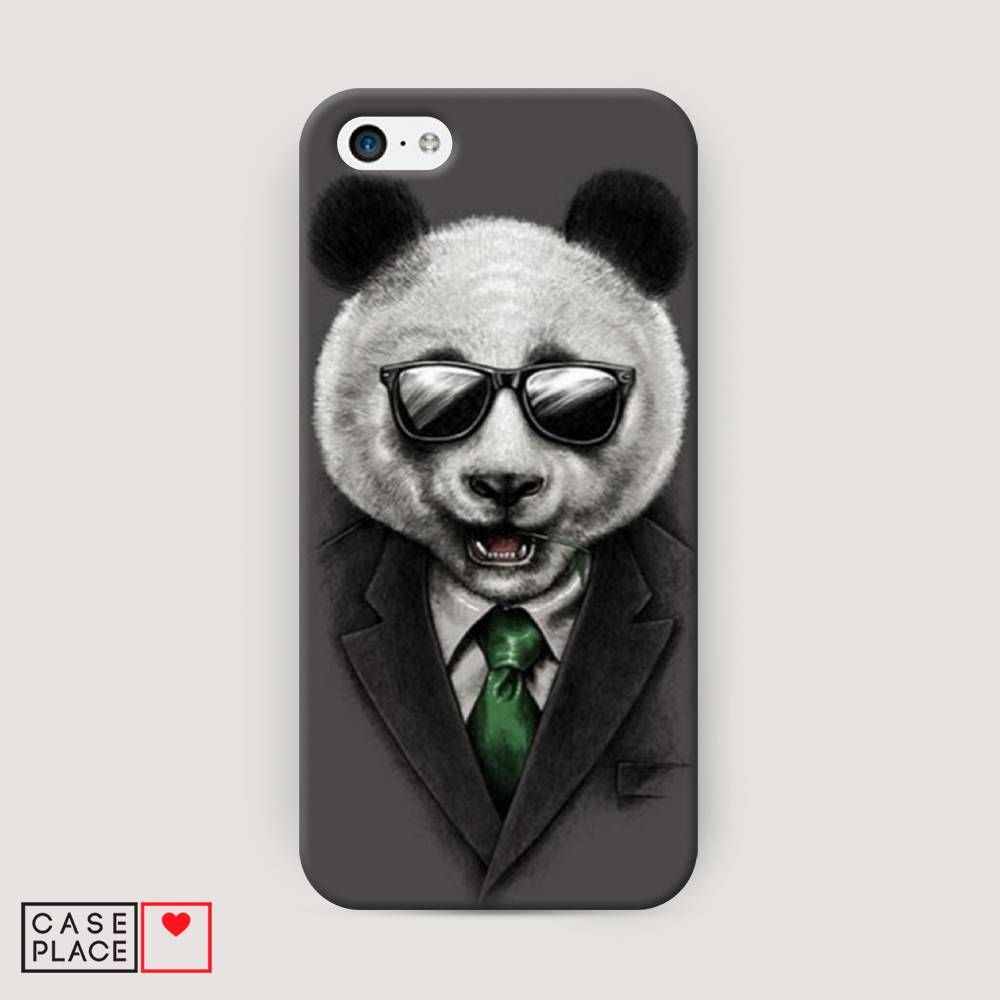 

Пластиковый чехол "Деловая панда" на Apple iPhone 5C, 10220-7