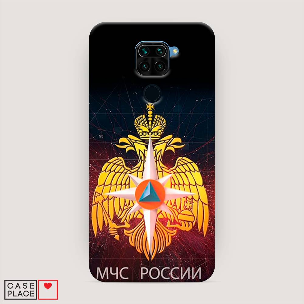 фото Пластиковый чехол "мчс россии" на xiaomi redmi note 9 awog