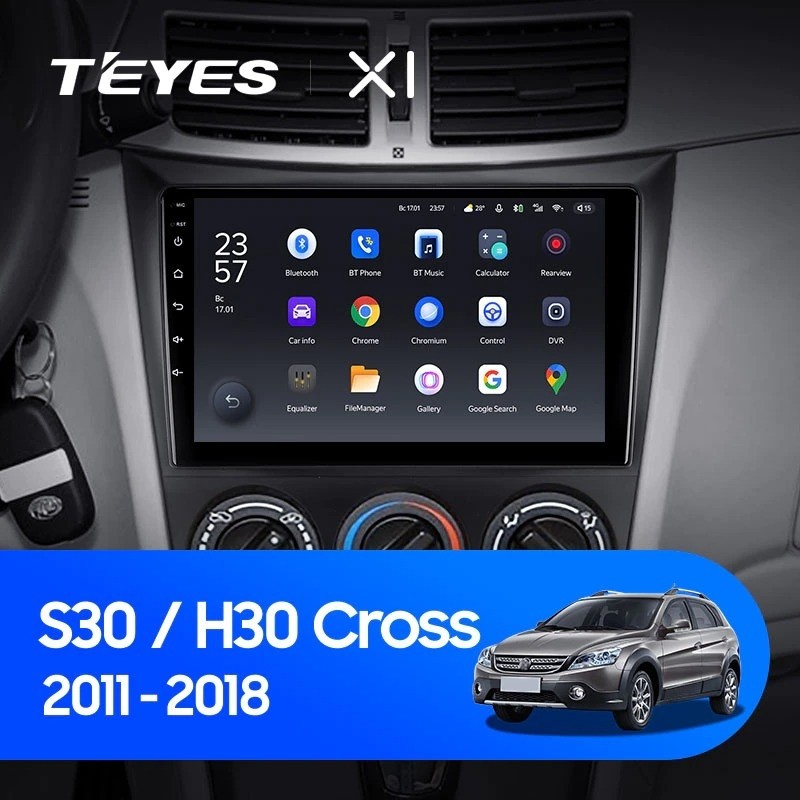 Штатная магнитола Teyes X1 4G 232 Dongfeng S30 H30 Cross 2011-2018 2670000₽