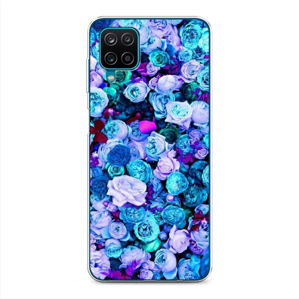 

Чехол для Samsung Galaxy A12/M12 "Цветочный ковер", Фиолетовый, 2101650-2