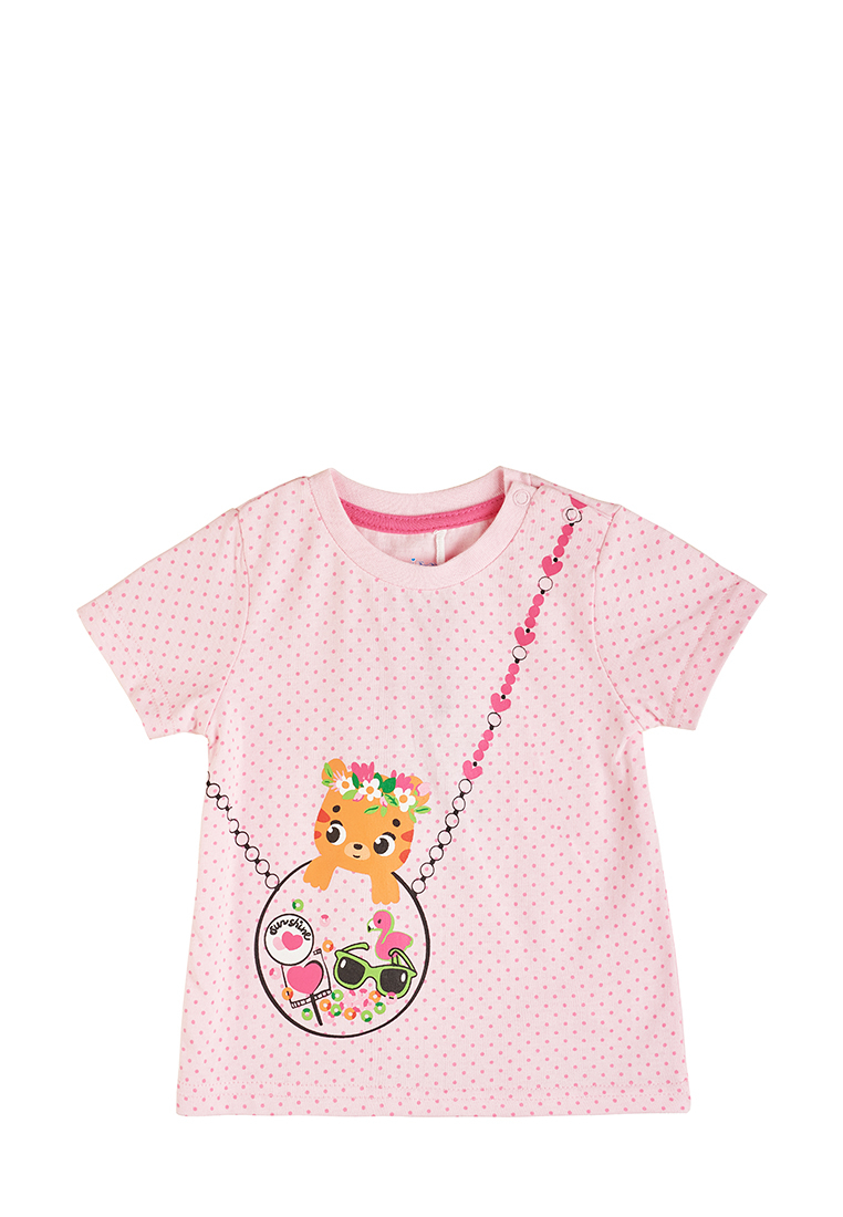 фото Футболка детская kari baby ss21b07200502 розовый р.80