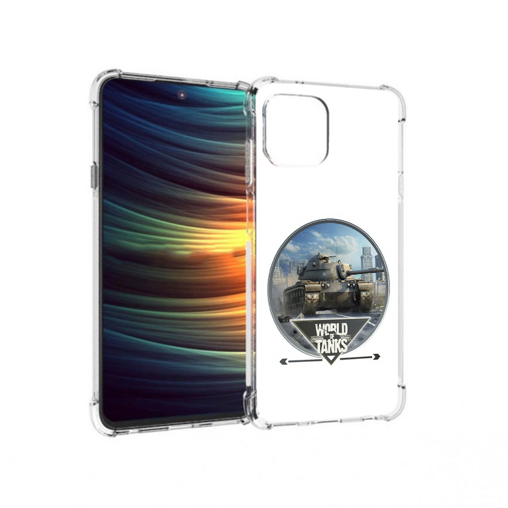 

Чехол MyPads Tocco для Motorola 20 Lite Мир танков (PT227073.348.119), Прозрачный, Tocco
