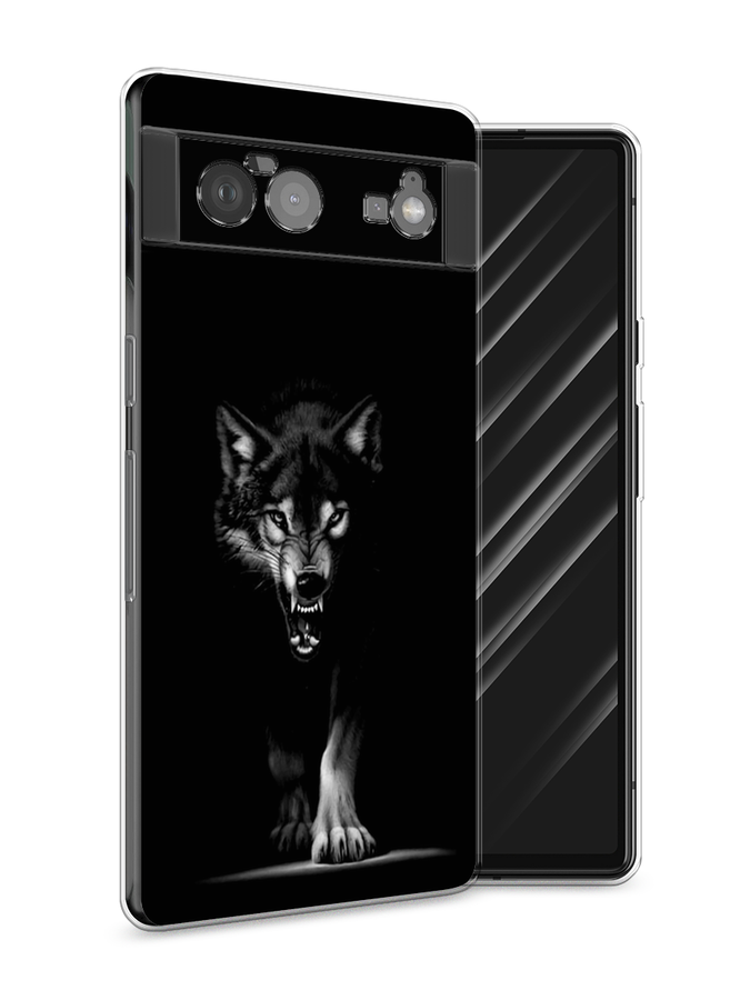 

Чехол Awog на Google Pixel 6 "Волк выходит из ночи", Разноцветный, 270850-1