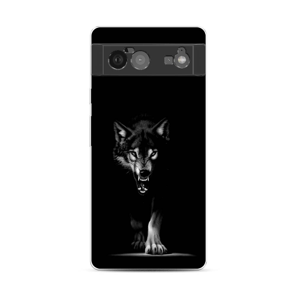 фото Чехол awog "волк выходит из ночи" для google pixel 6