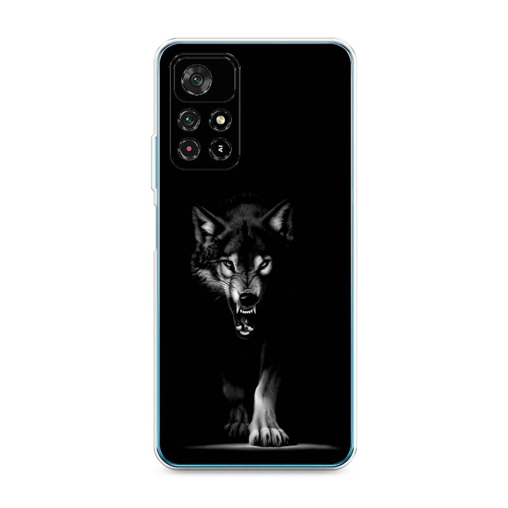 

Чехол Awog на Poco M4 Pro 5G "Волк выходит из ночи", Разноцветный, 311850-1