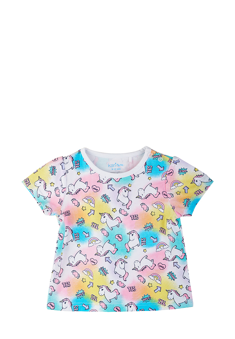 фото Футболка детская kari baby ss21b05800301 разноцветный р.92