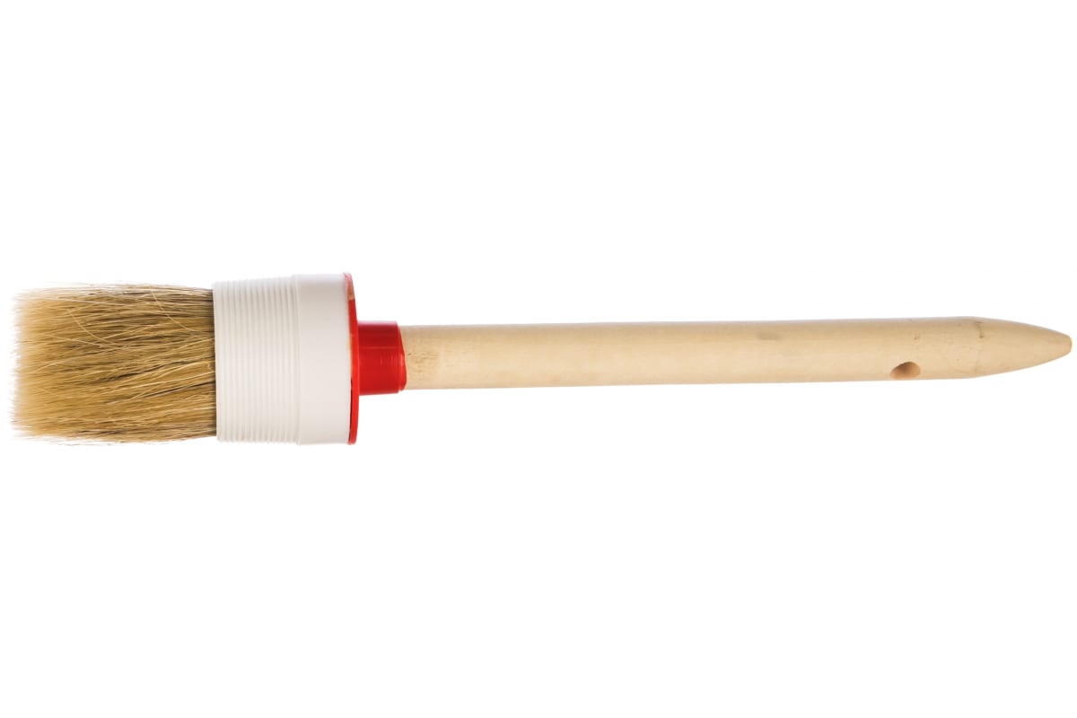 Кисть Круглая 10 40Мм Натуральная Щетина Matrix кисть круглая 16 55 мм натуральная щетина деревянная ручка mtx