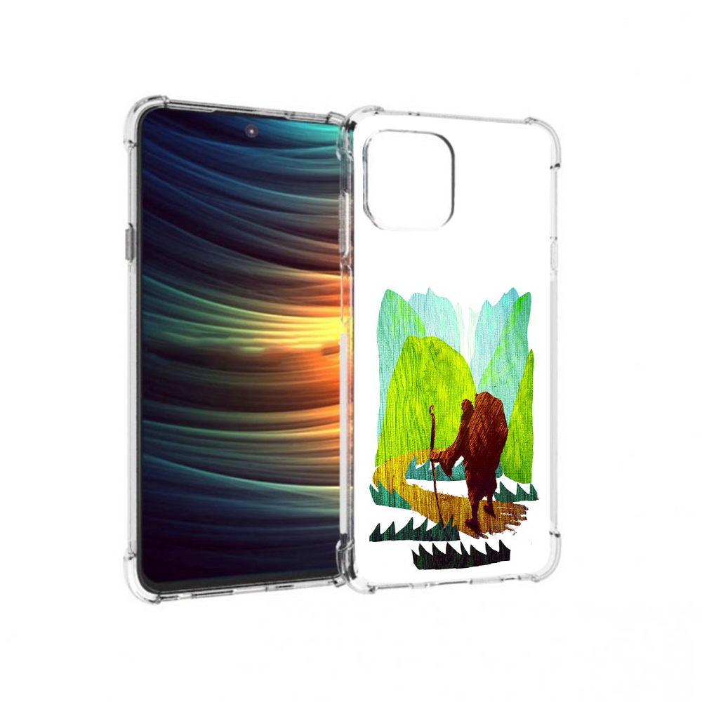 

Чехол MyPads Tocco для Motorola 20 Lite Лесная тропа (PT227073.348.106), Прозрачный, Tocco