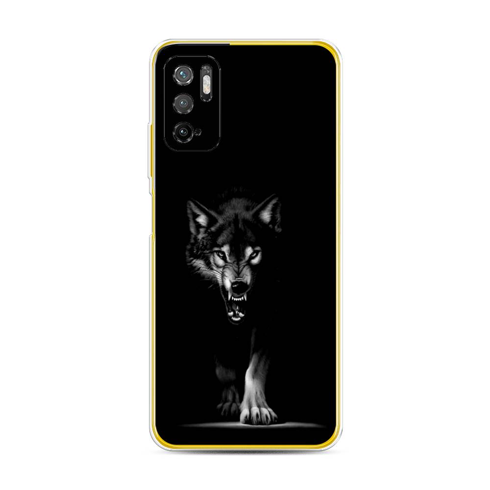 

Чехол Awog на Poco M3 Pro "Волк выходит из ночи", Разноцветный, 311050-1