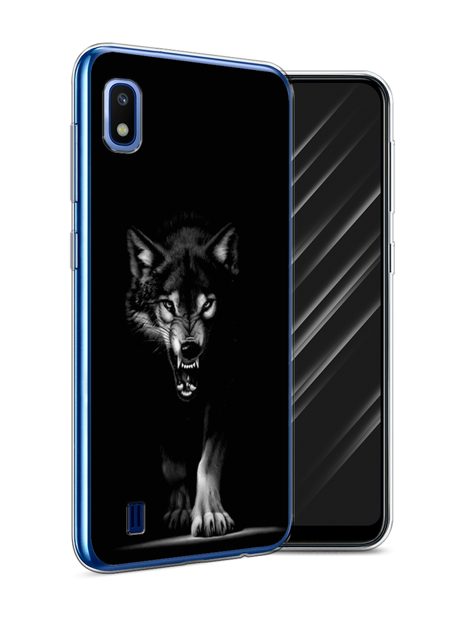 

Чехол Awog на Samsung Galaxy A10 "Волк выходит из ночи", Разноцветный, 27950-1