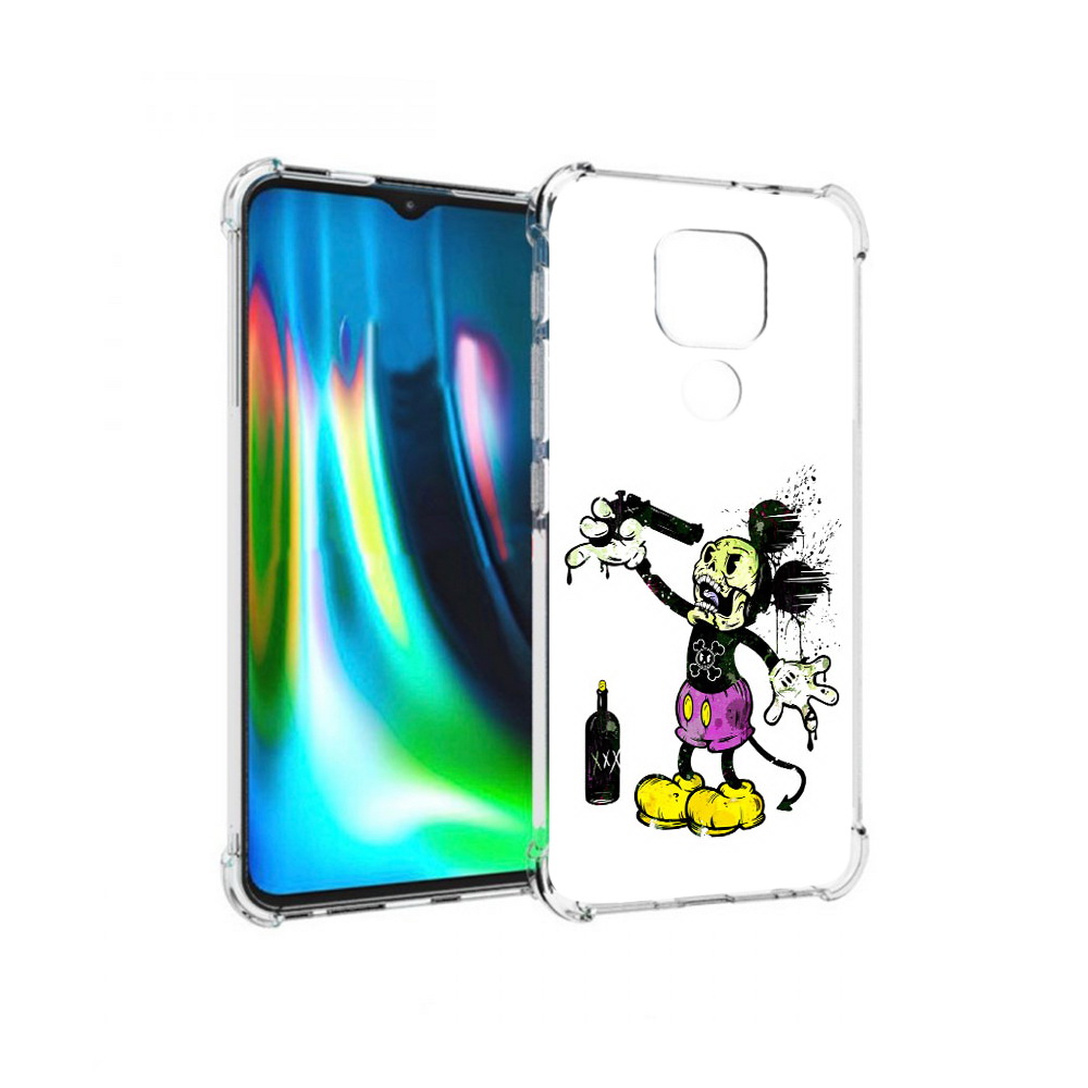 

Чехол MyPads Tocco для Motorola Moto G9 Play Драг Микки (PT227081.347.73), Прозрачный, Tocco