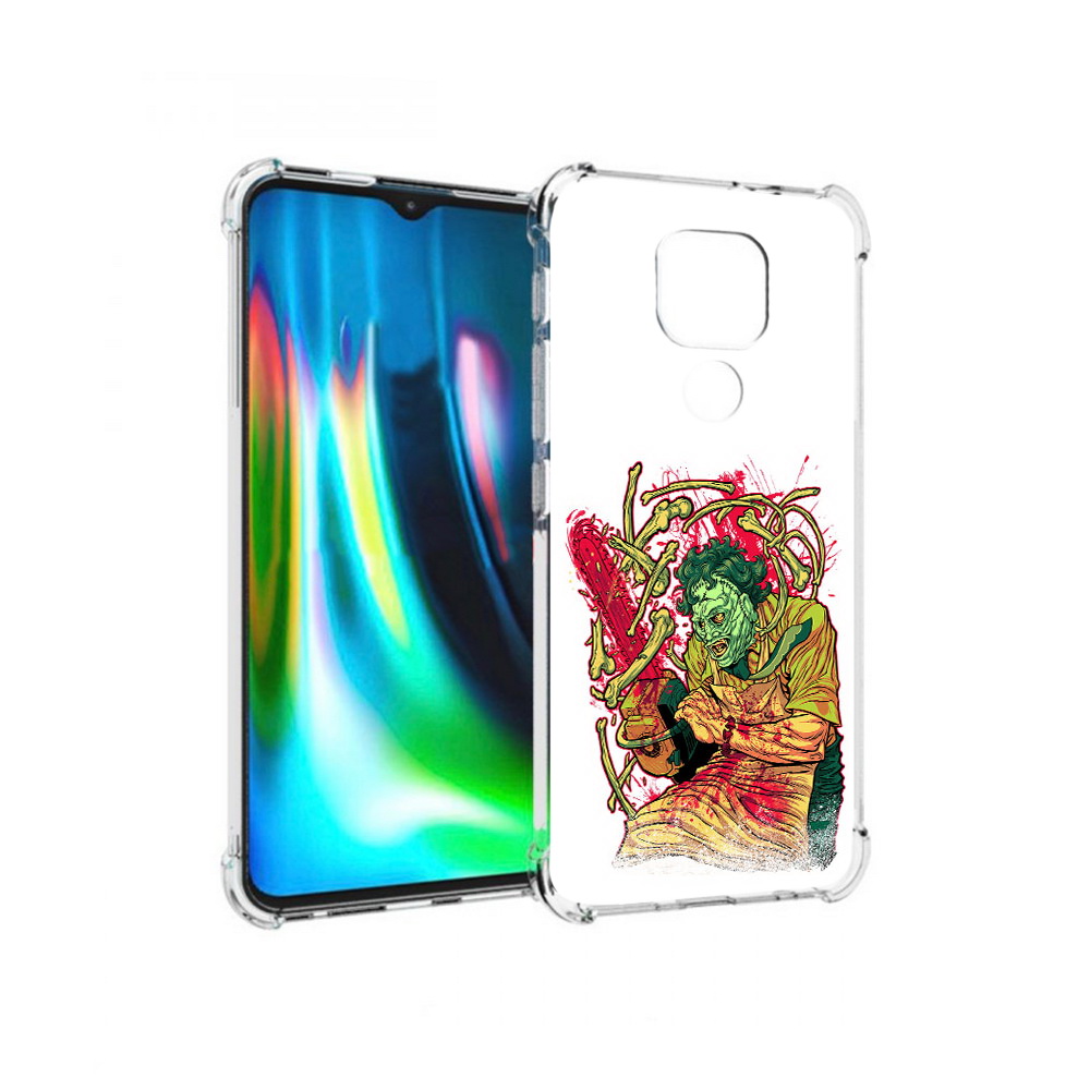 

Чехол MyPads Tocco для Motorola Moto G9 Play яркий мясник (PT227081.347.711), Прозрачный, Tocco