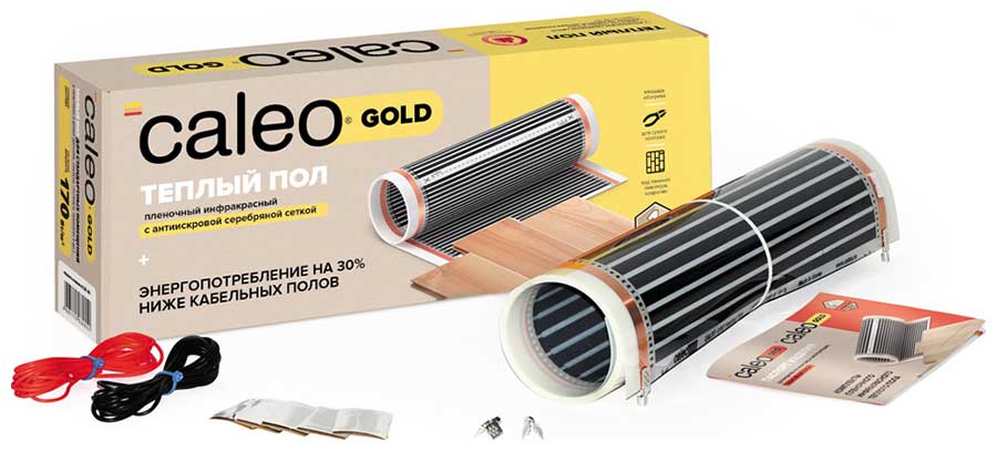 Теплый пол пленочный Caleo Gold 170-0,5-5,0 теплый пол пленочный caleo gold 4 кв м 170 680 вт 8 м