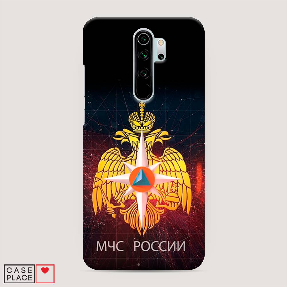 фото Пластиковый чехол "мчс россии" на xiaomi redmi note 8 pro awog