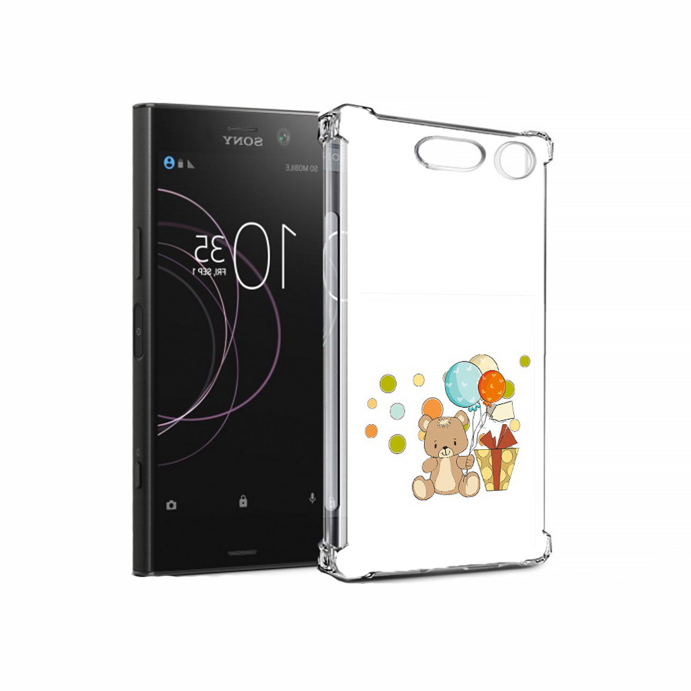 

Чехол MyPads Tocco для Sony Xperia XZ1 медвеженок с подарком (PT77229.221.470), Прозрачный, Tocco